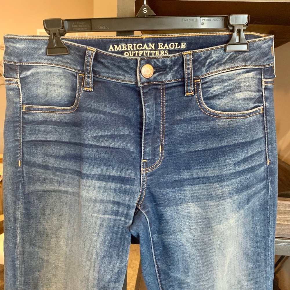 American Eagle jeggings, super stretch. Skinny